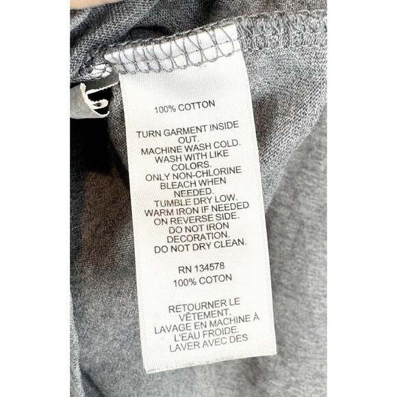 Vineyard Vines Boys Grey Lacrosse Long Sleeve Shirt Tee, Medium - Picture 6 of 8